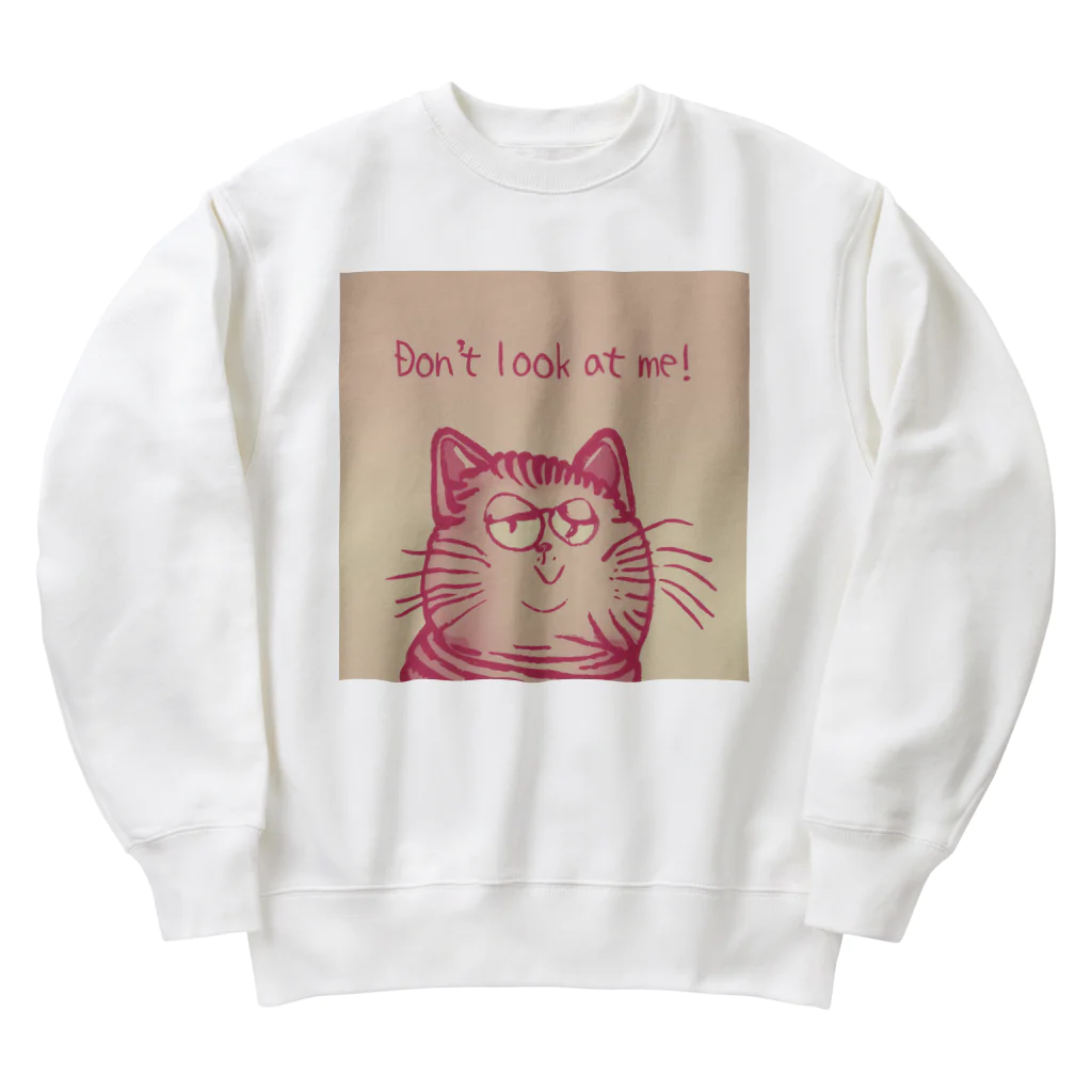 らうんじのコッチミンナネコ Heavyweight Crew Neck Sweatshirt