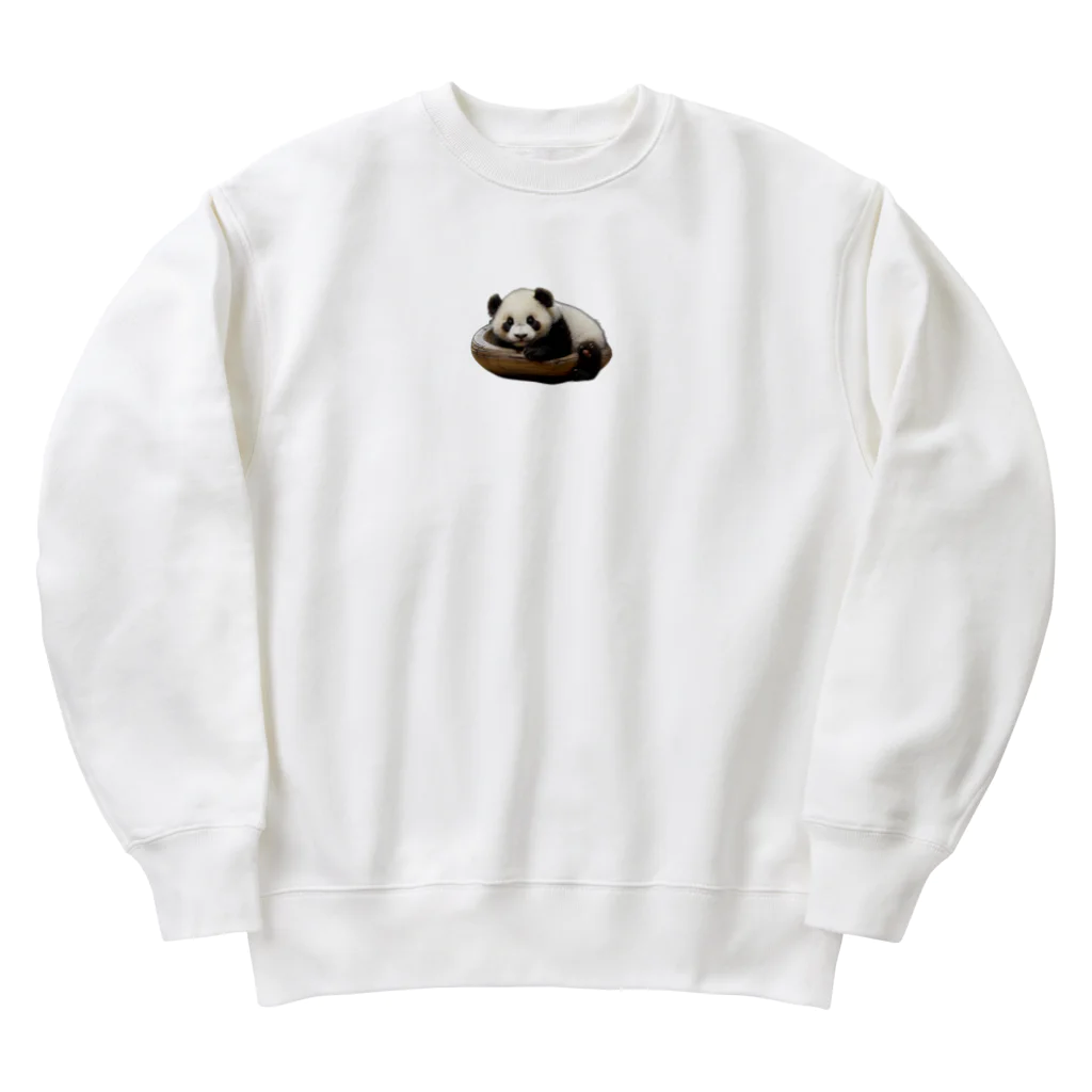 たまちゃんSHOPのねむねむパンダ Heavyweight Crew Neck Sweatshirt