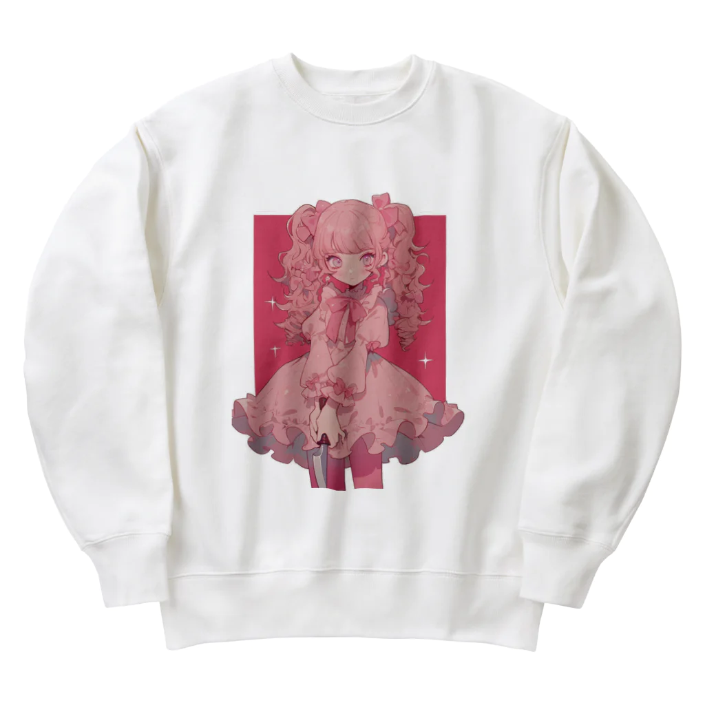 FRILLMONSTARのフリルモンスター PINK Heavyweight Crew Neck Sweatshirt