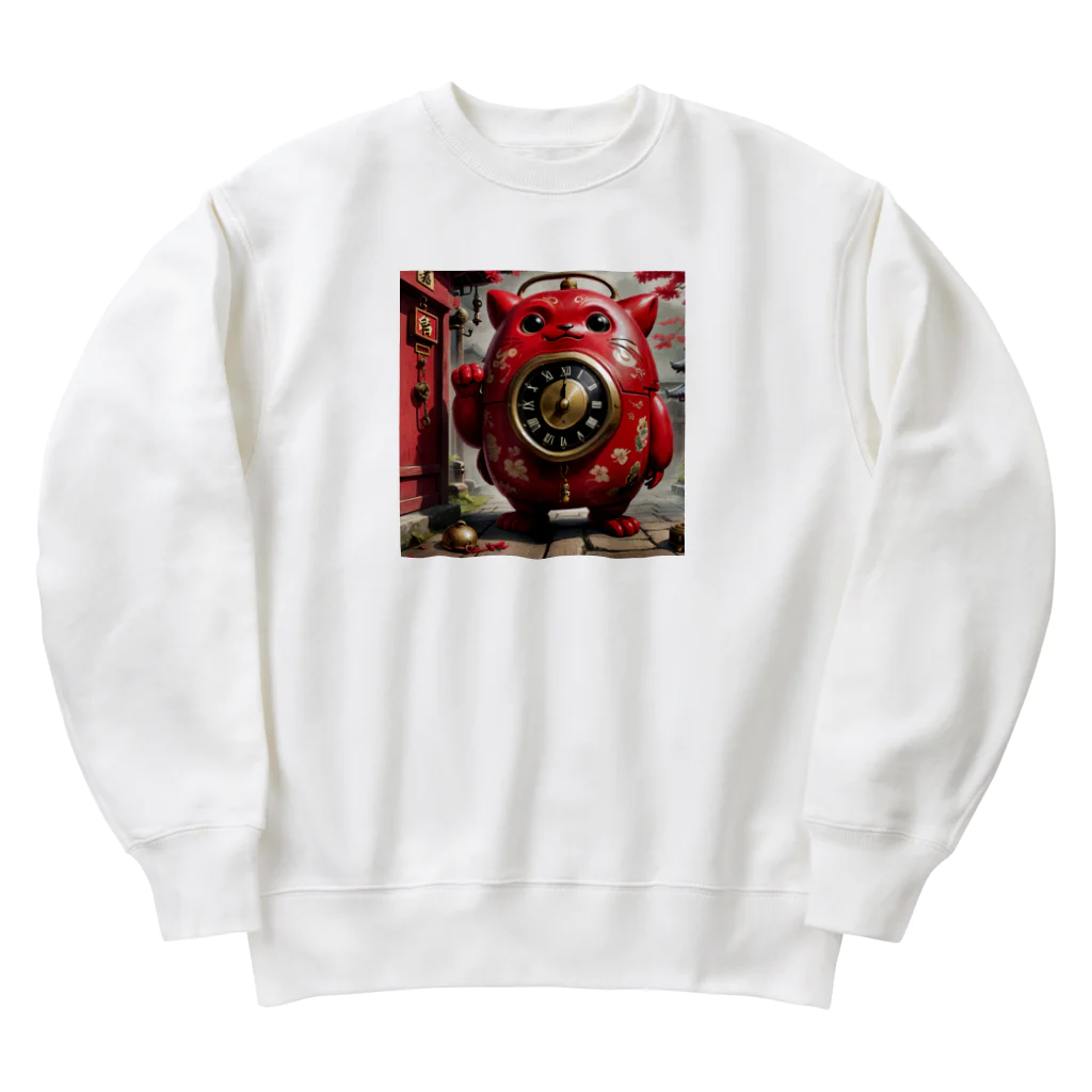 AI妖怪大図鑑のめざまし妖怪　ララさん Heavyweight Crew Neck Sweatshirt