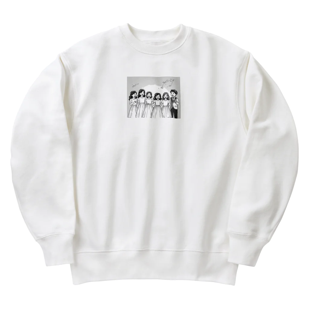 studio eizoの結婚式でのこどもたちの歌声🎵 Heavyweight Crew Neck Sweatshirt