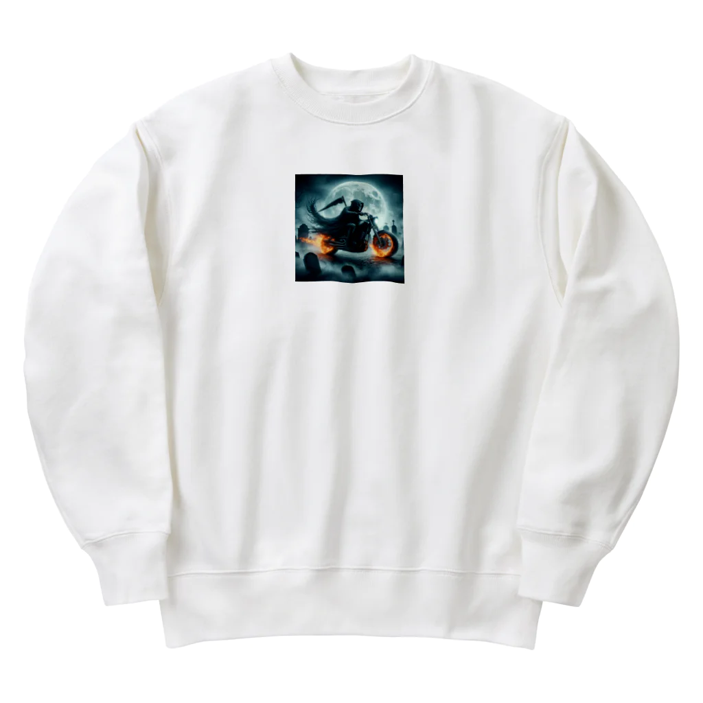 Miya0112の命を取りに行く死神 Heavyweight Crew Neck Sweatshirt