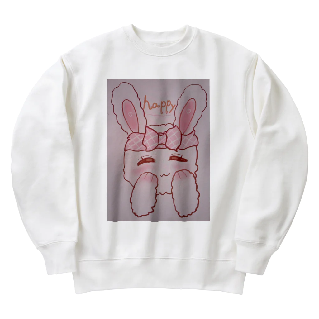 いちごみるくﾁｬﾝの調子いいうさみみちゃん✩ Heavyweight Crew Neck Sweatshirt