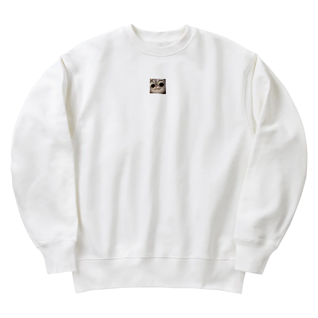 ビギニングストアの猫 Heavyweight Crew Neck Sweatshirt