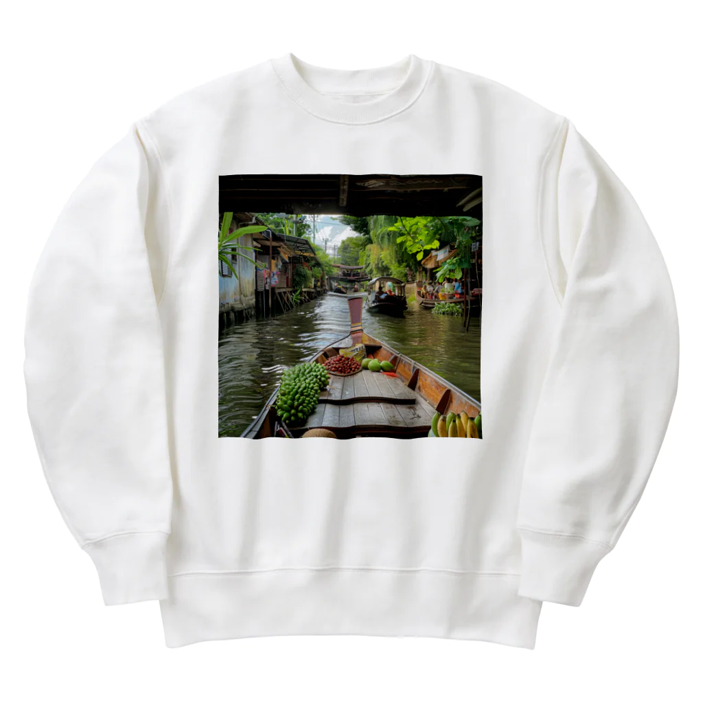 AQUAMETAVERSEの非日常のアジア旅　なでしこ1478 Heavyweight Crew Neck Sweatshirt