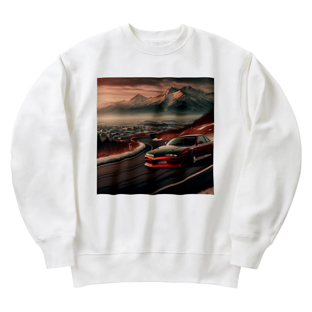 DRIFT CARSのドリフト　シルビア Heavyweight Crew Neck Sweatshirt