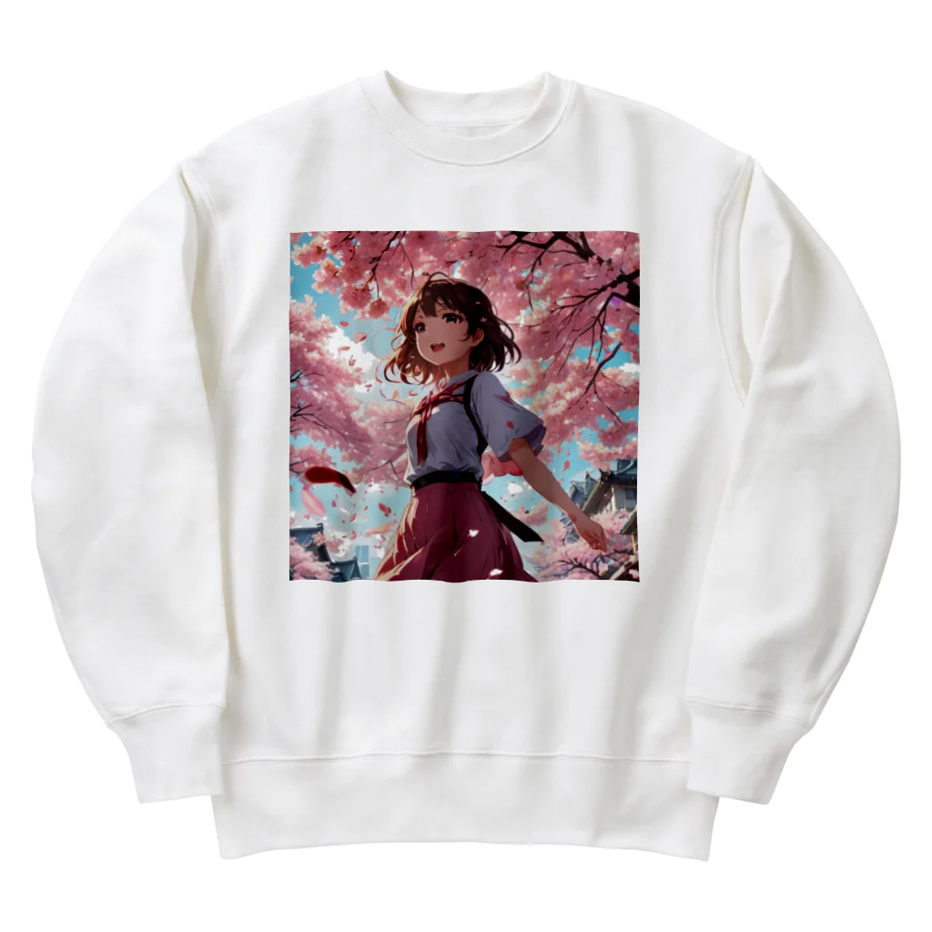 ここのよていの桜の季節 Heavyweight Crew Neck Sweatshirt