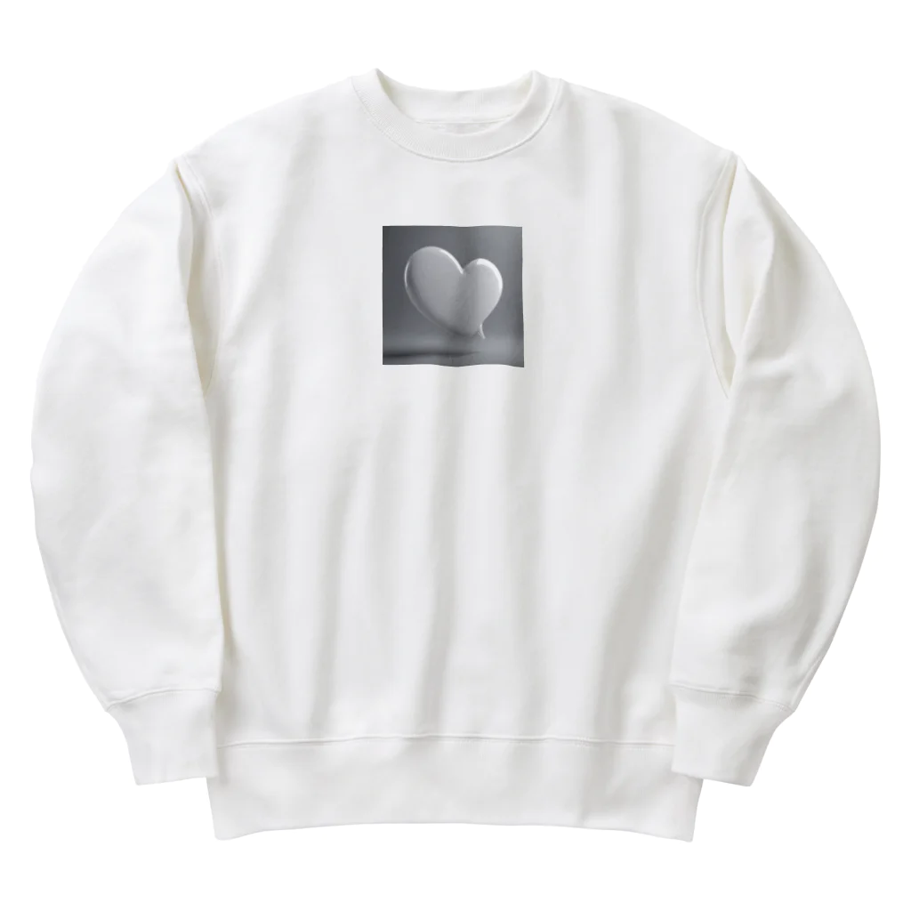 W-WORKSのハート型の吹き出し２ Heavyweight Crew Neck Sweatshirt