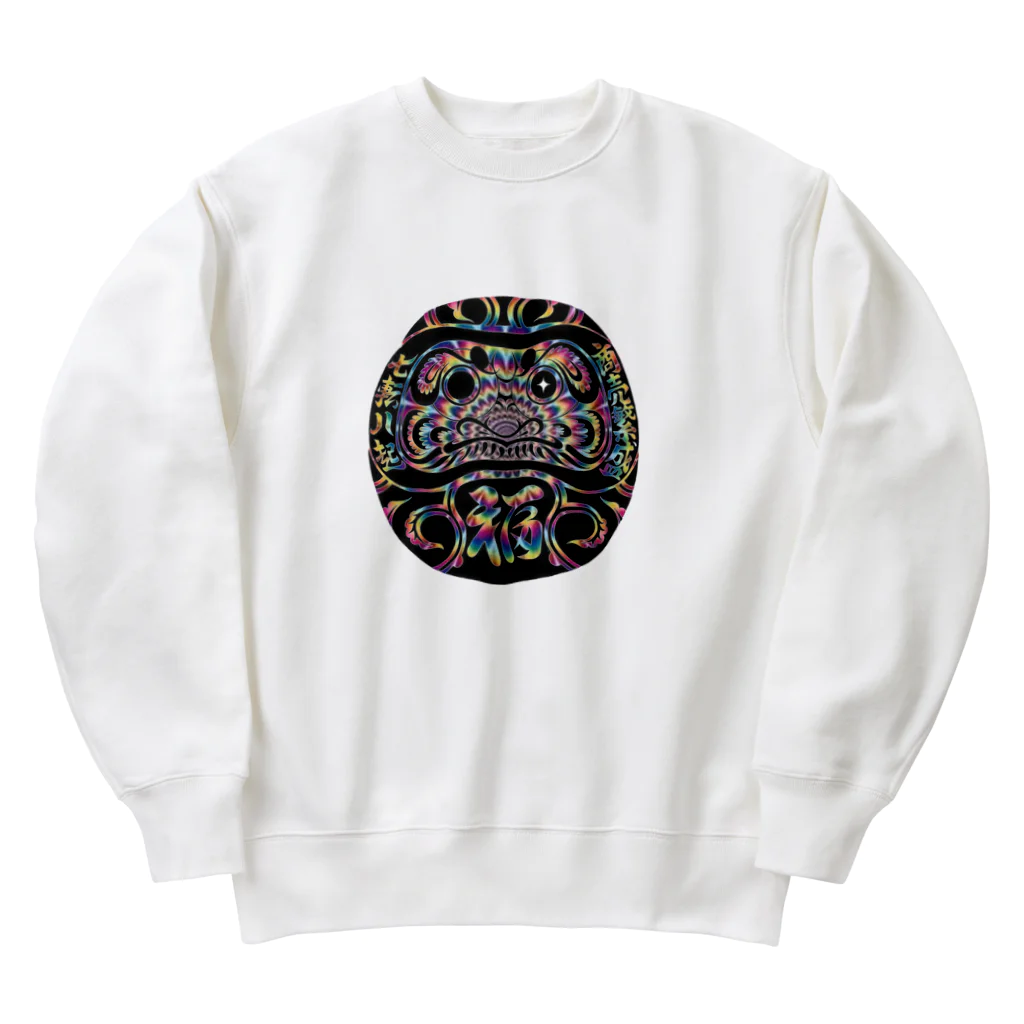 OWNER Sinの七転び八起き商売繁盛達磨L⭐︎D Heavyweight Crew Neck Sweatshirt