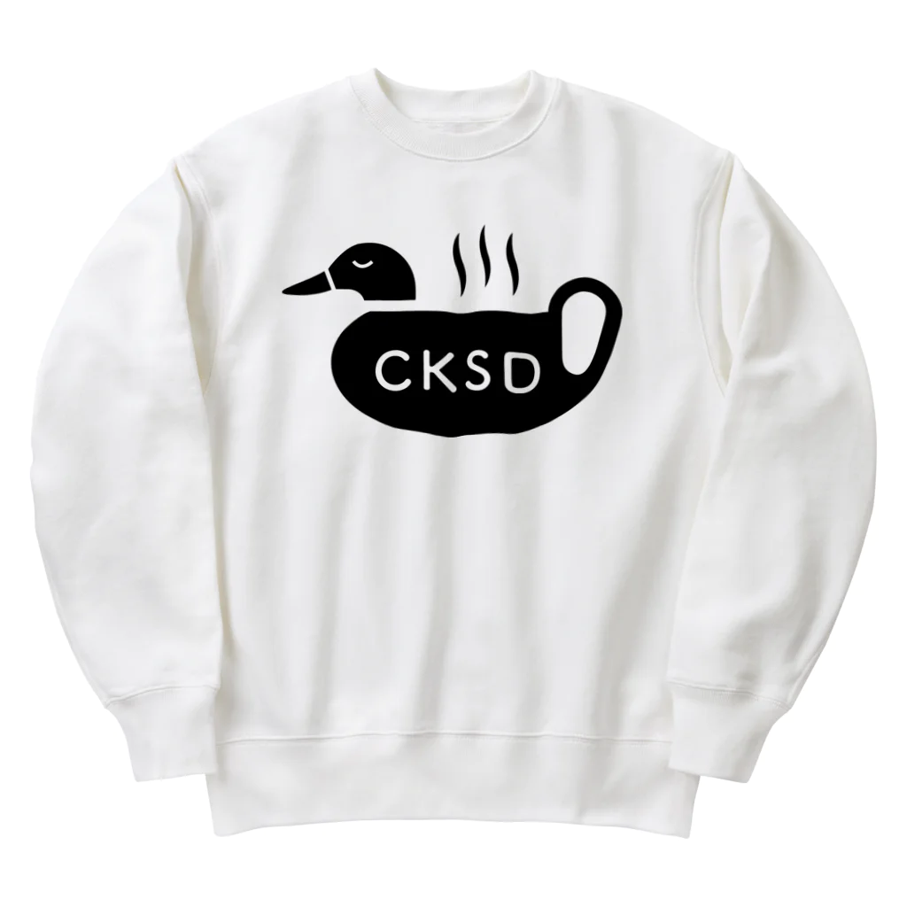 caféかも食堂のかも太郎くんgoods Heavyweight Crew Neck Sweatshirt