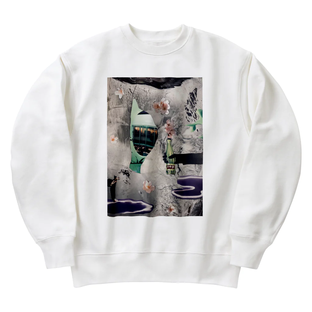 kirokokeshiのへんてこりん宇宙人 Heavyweight Crew Neck Sweatshirt