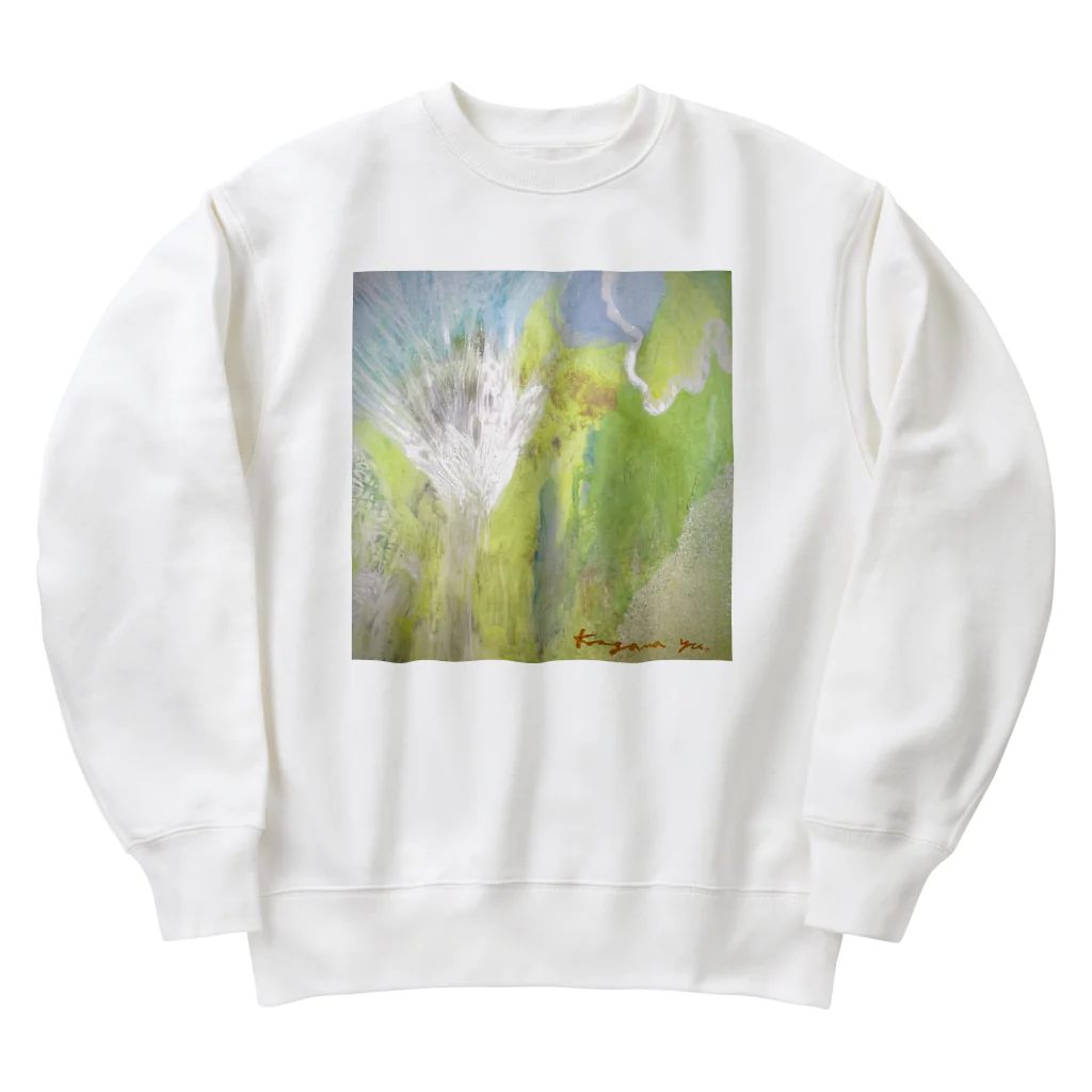 kirokokeshiの氷の世界に桜が咲く Heavyweight Crew Neck Sweatshirt