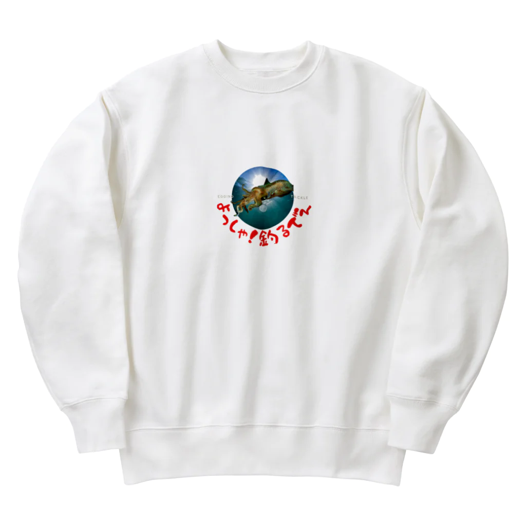 Yanjiisのアオリちゃん　気合 Heavyweight Crew Neck Sweatshirt