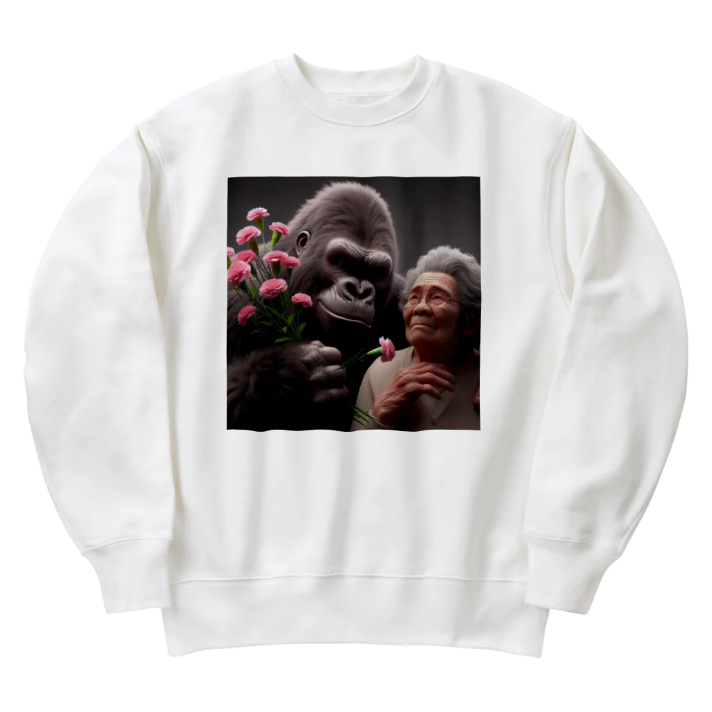 naniwanodonのお母さんありがとう Heavyweight Crew Neck Sweatshirt