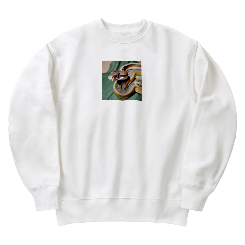 Yasu3141のヘビ Heavyweight Crew Neck Sweatshirt