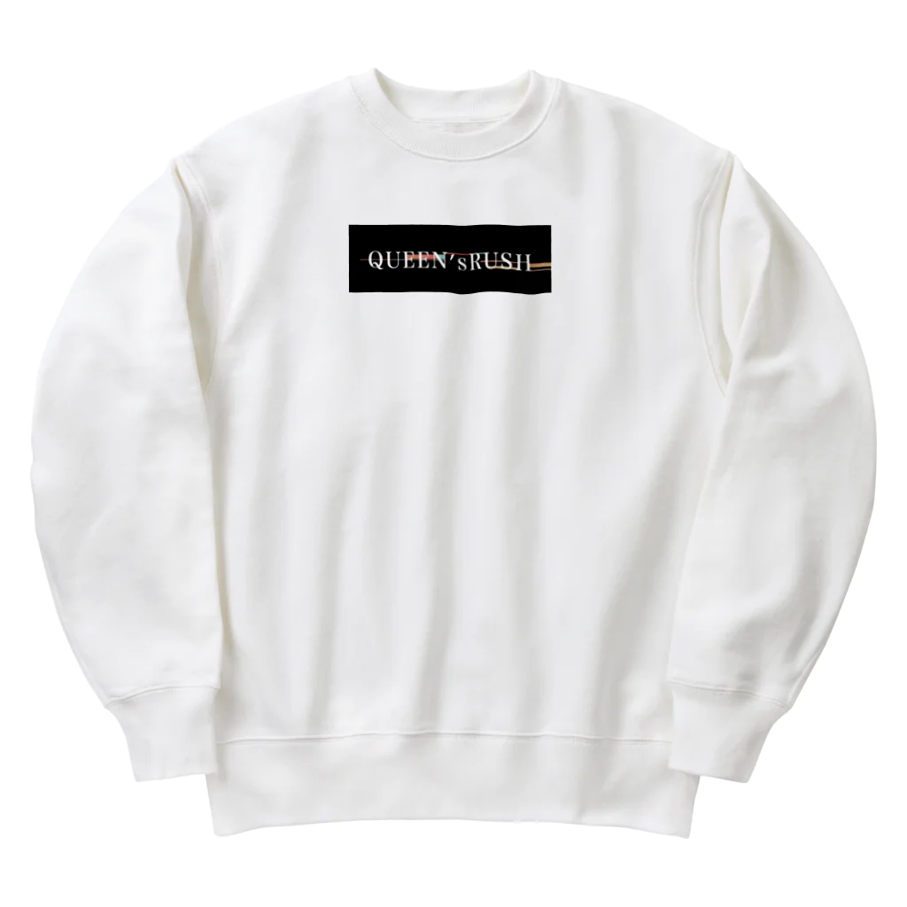 QUEEN’ｓRUSHのQUEEN'S RUSHロゴマーク1 Heavyweight Crew Neck Sweatshirt