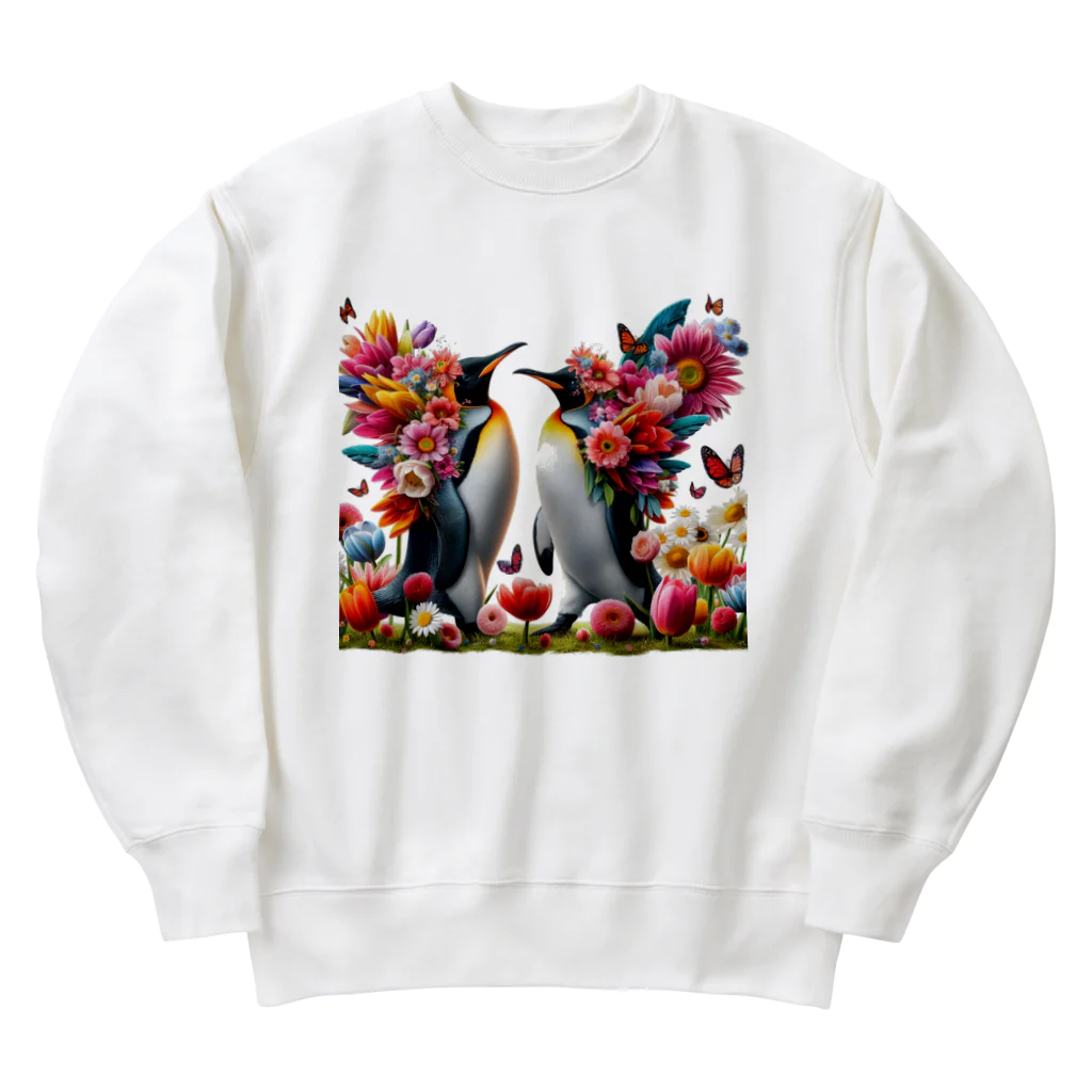 zenjoyのフラワーペンギン Heavyweight Crew Neck Sweatshirt