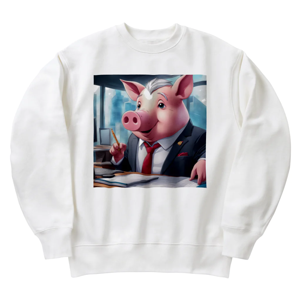 MTHの会社の業績を評価するミニブタ Heavyweight Crew Neck Sweatshirt