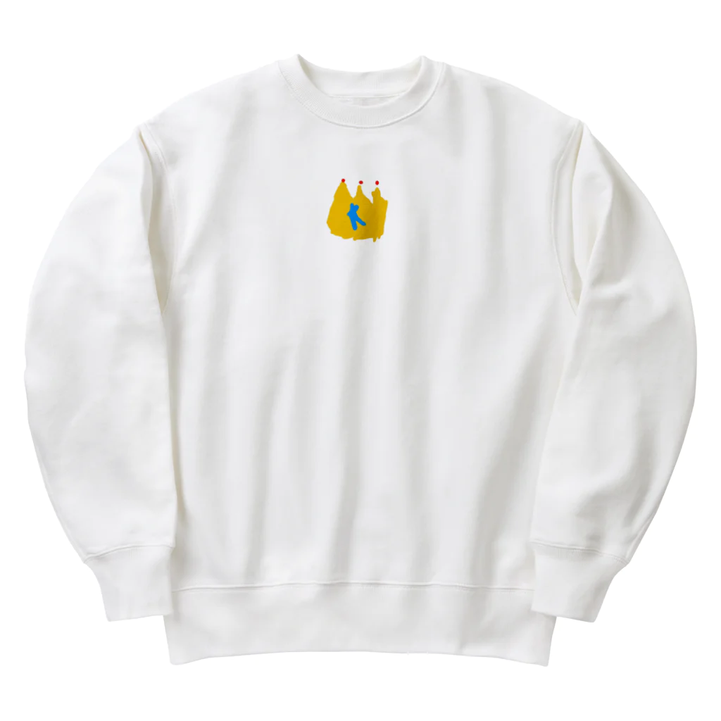 formalinmuimuiの6さいが描いた王冠 Heavyweight Crew Neck Sweatshirt