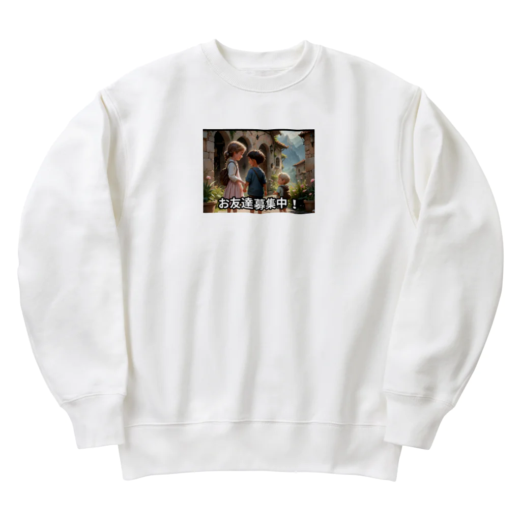 San☆Nikoの子ども　お友達募集 Heavyweight Crew Neck Sweatshirt