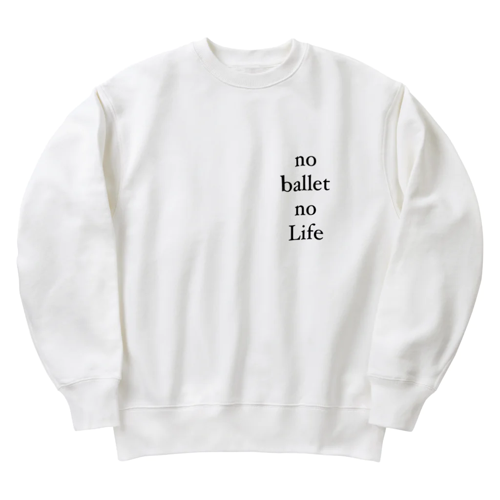 ballet_etのNoballetNoLife Heavyweight Crew Neck Sweatshirt