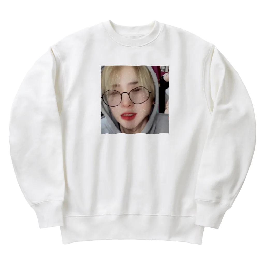 もるにゃのもるにゃ Heavyweight Crew Neck Sweatshirt