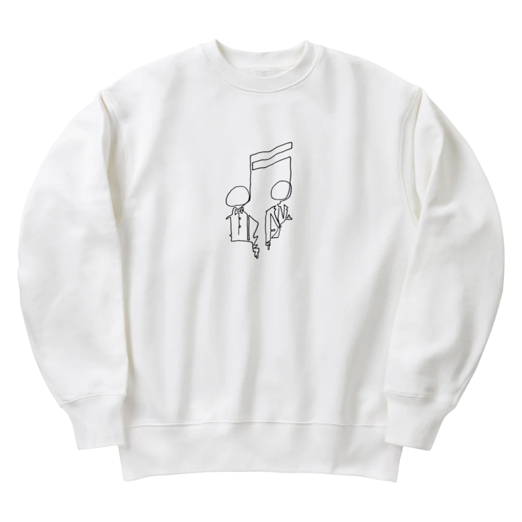 小森ロクワリの兄弟　一筆書き Heavyweight Crew Neck Sweatshirt