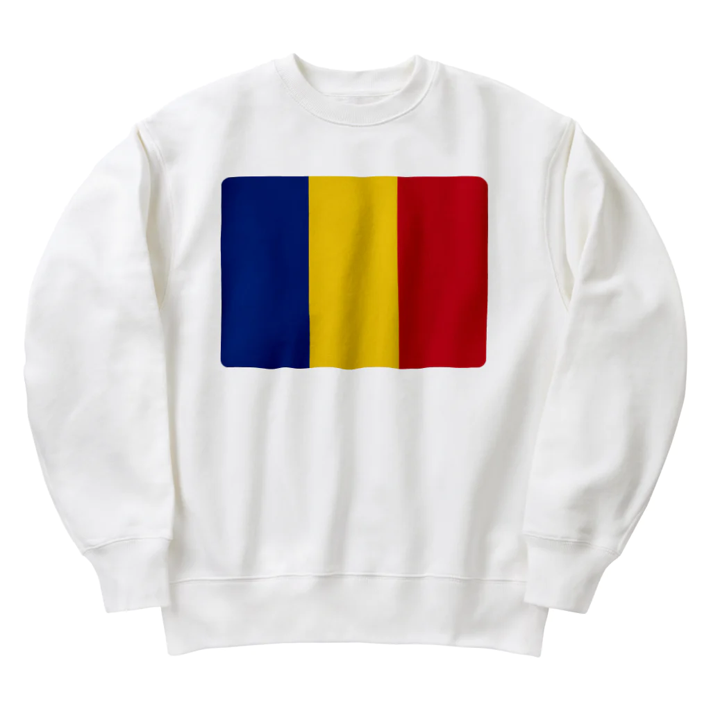 お絵かき屋さんのルーマニアの国旗 ヘビーウェイトスウェット