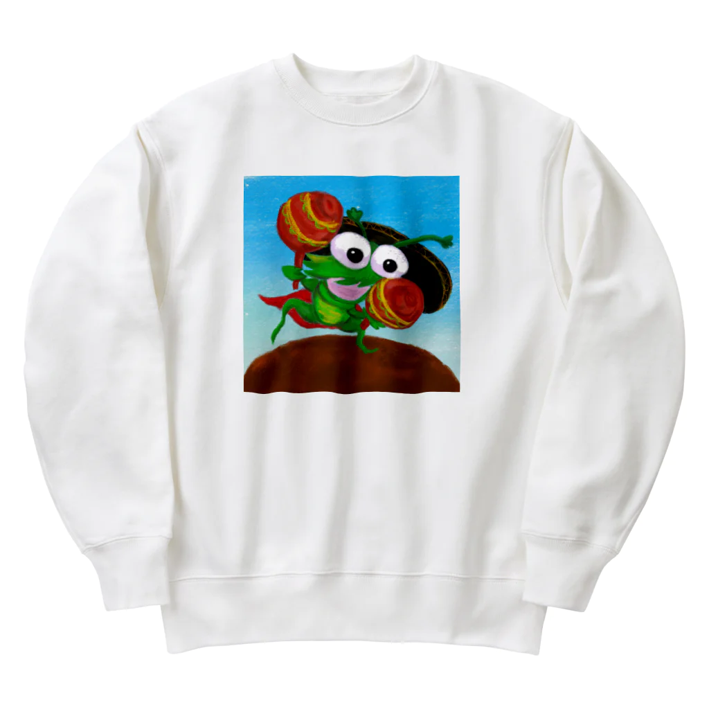 いぬいぬいのふんチョリーナ Heavyweight Crew Neck Sweatshirt