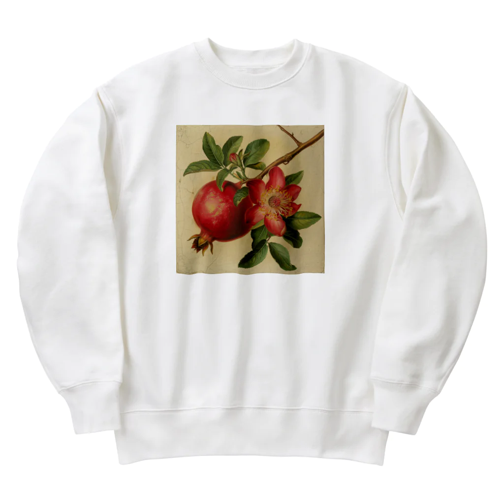 AQUAMETAVERSEのザクロ　なでしこ1478 Heavyweight Crew Neck Sweatshirt