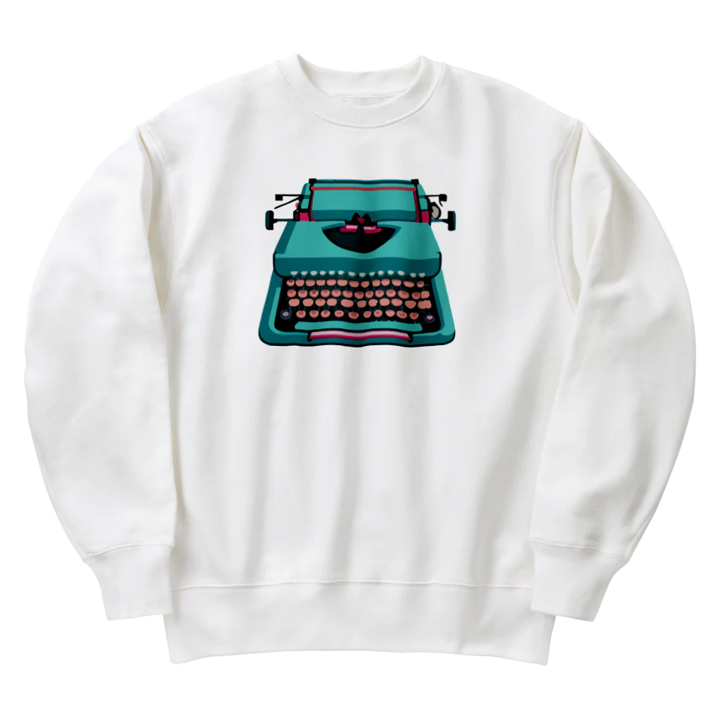 愛着ライフのタイプライター Heavyweight Crew Neck Sweatshirt