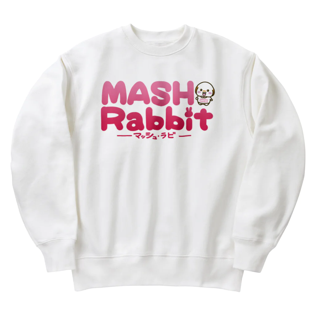 マッシュ・ラビのピンクのマッシュラビ Heavyweight Crew Neck Sweatshirt