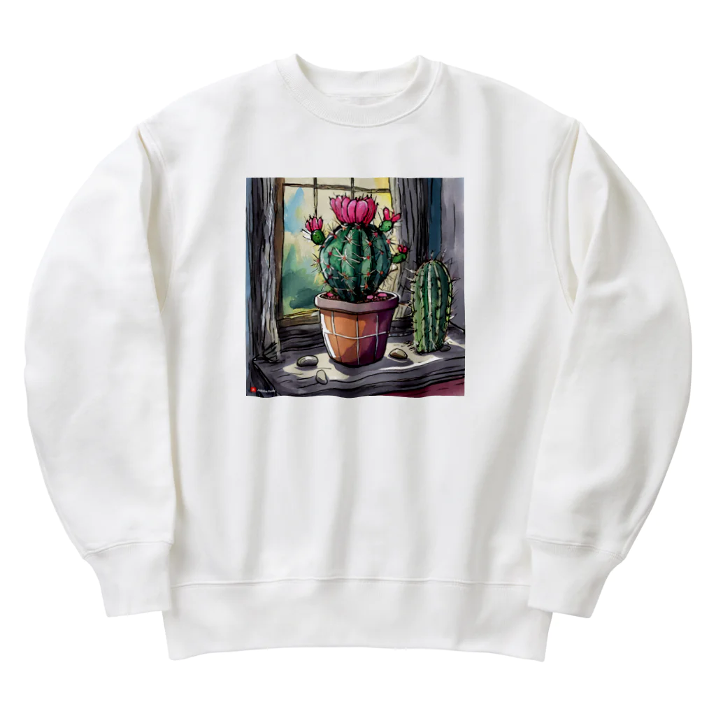 TENTENの朝のサボテン Heavyweight Crew Neck Sweatshirt