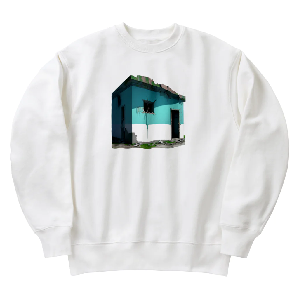 Buildingsの廃墟 12 Heavyweight Crew Neck Sweatshirt