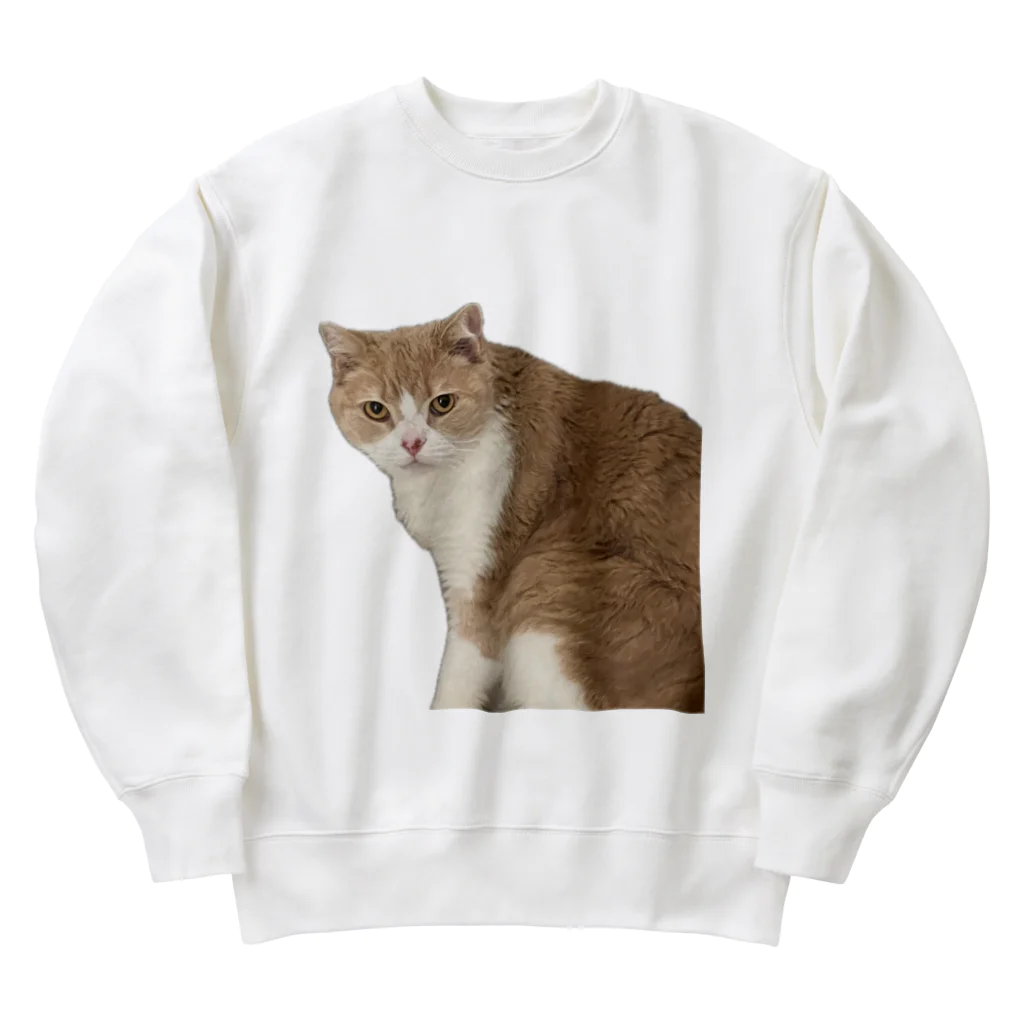 Mashlyのマシロくん猫グッズ Heavyweight Crew Neck Sweatshirt