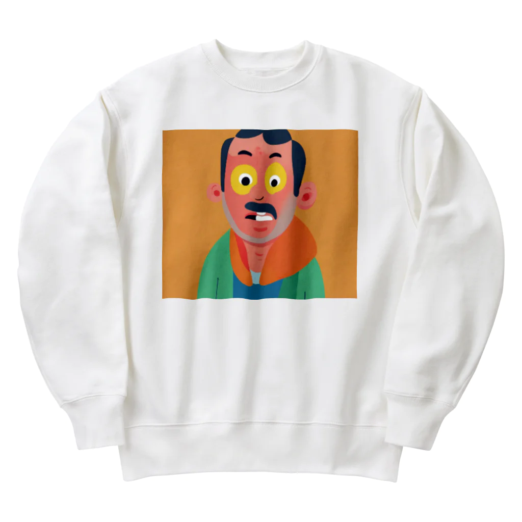 JINPACHIの努力家な男 Heavyweight Crew Neck Sweatshirt