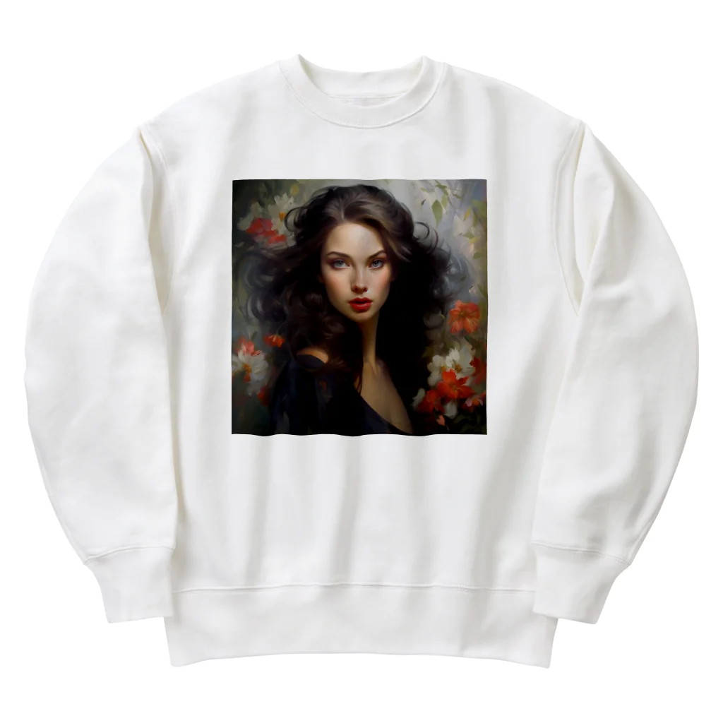 AQUAMETAVERSEの上品な美女　なでしこ1478 Heavyweight Crew Neck Sweatshirt