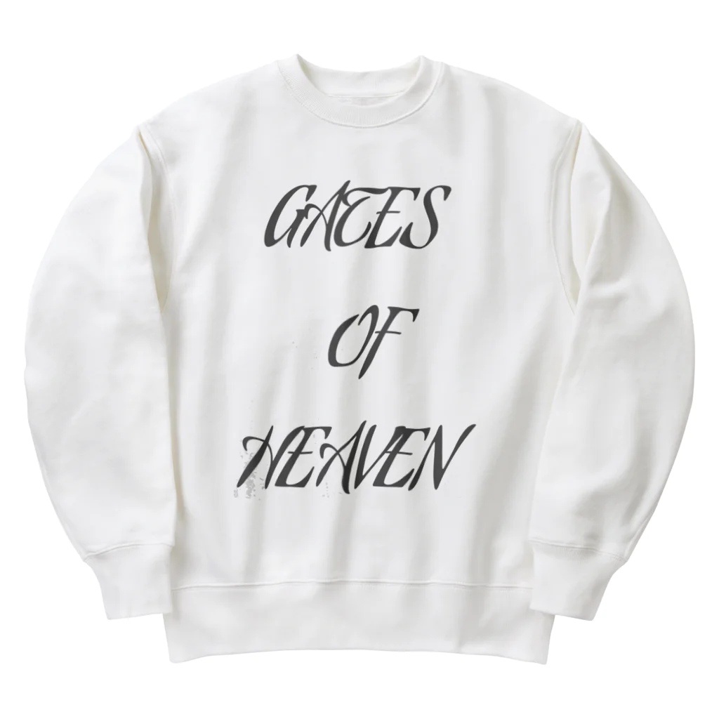 gates_of_heavenのGATES OF HEAVEN文字バージョン ヘビーウェイトスウェット