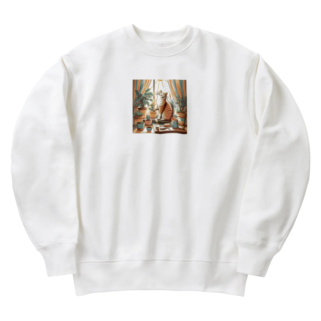 Akiraの猫 Heavyweight Crew Neck Sweatshirt