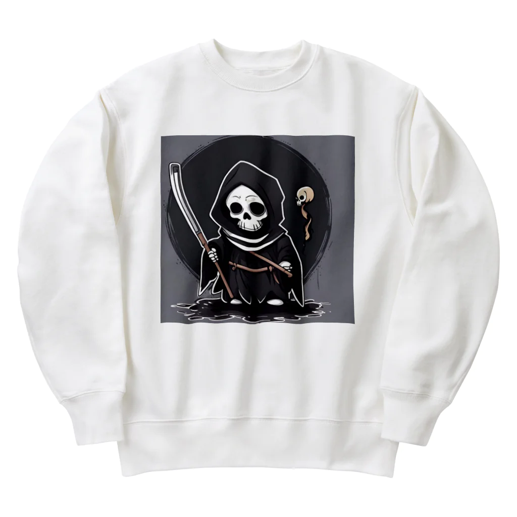 Ark Cieraのかわいい　死神さん Heavyweight Crew Neck Sweatshirt