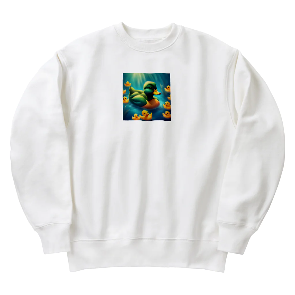 pipi_popoのアヒル Heavyweight Crew Neck Sweatshirt