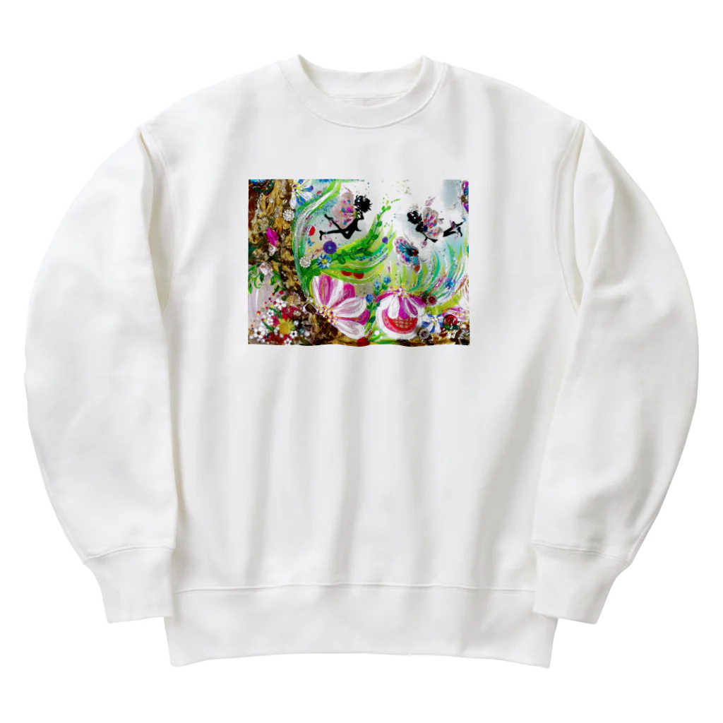 yukie8139の二人の妖精 Heavyweight Crew Neck Sweatshirt