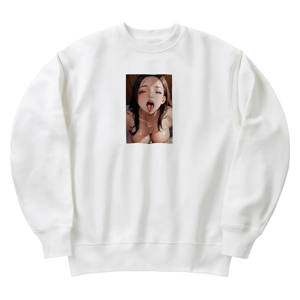 美少女学院の黒髪美少女　美鈴ちゃん４ Heavyweight Crew Neck Sweatshirt