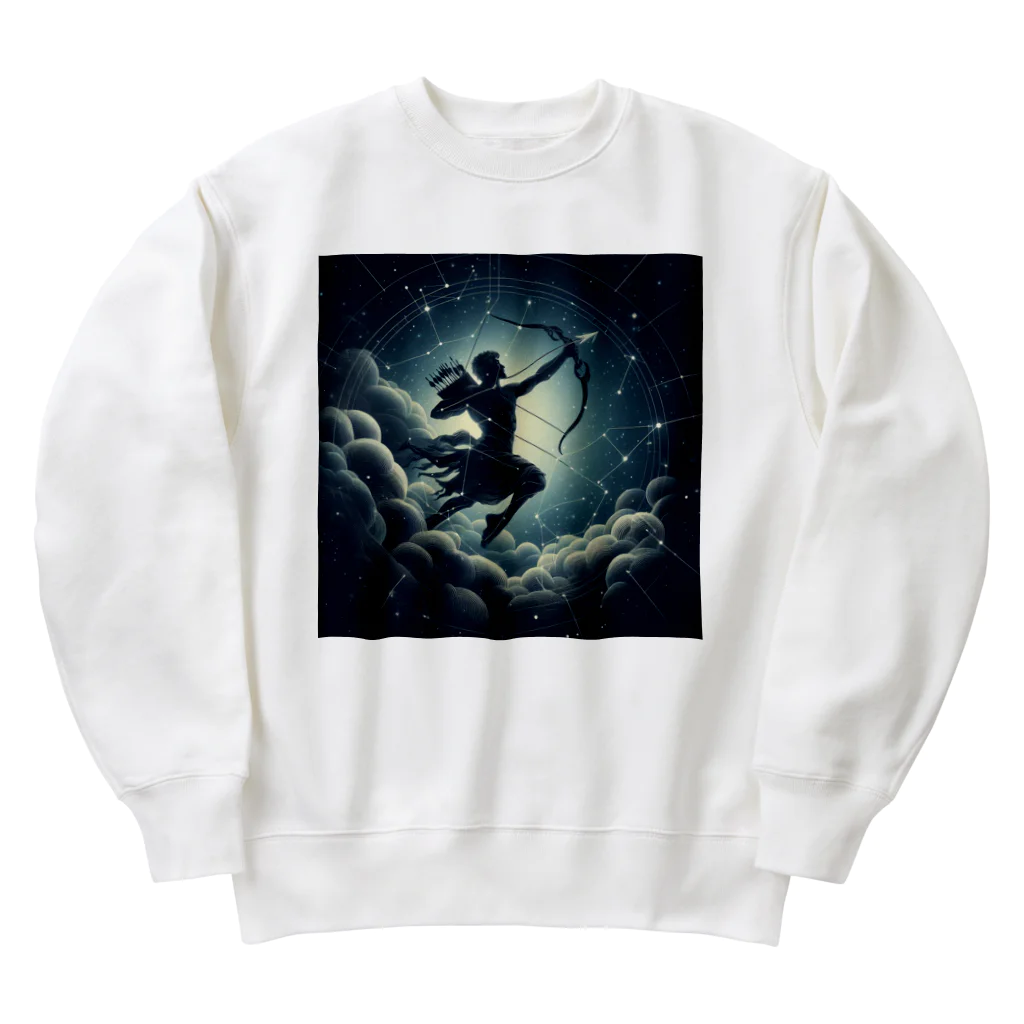 Qten369のいて座 Heavyweight Crew Neck Sweatshirt