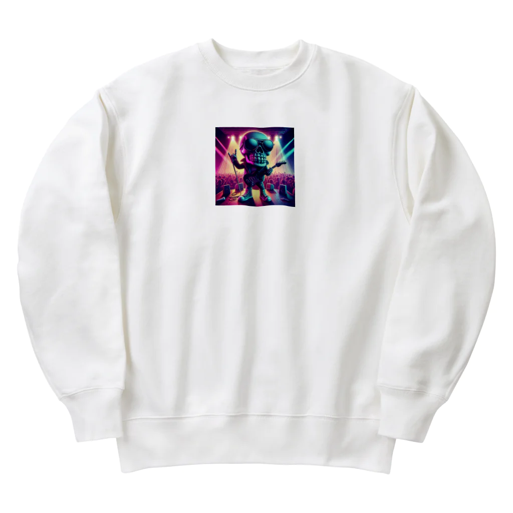 波乗り南国🏝️のスカルくん Heavyweight Crew Neck Sweatshirt