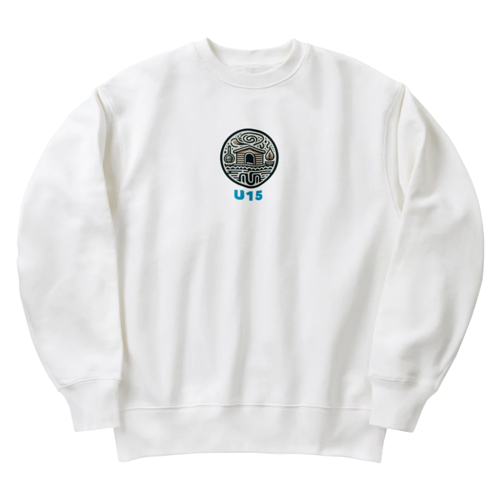 U15 Sauningのサウナハウス Heavyweight Crew Neck Sweatshirt