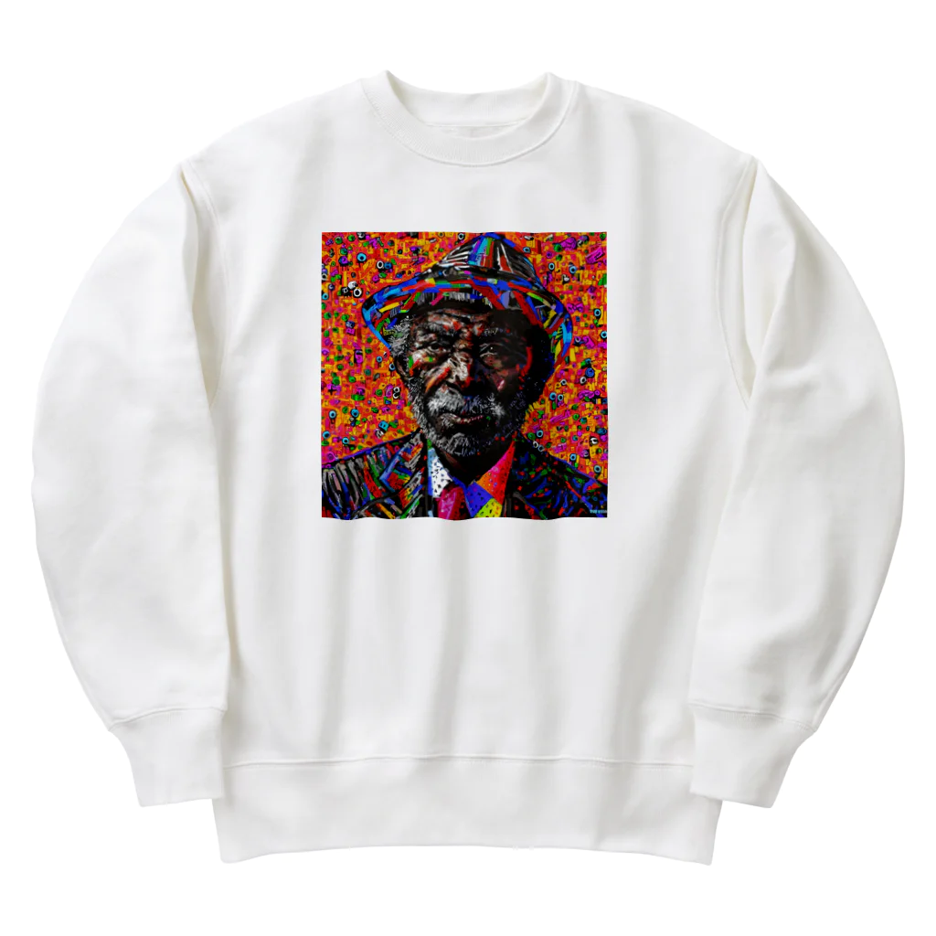 ヲシラリカの渋いおじさん　カラフル Heavyweight Crew Neck Sweatshirt