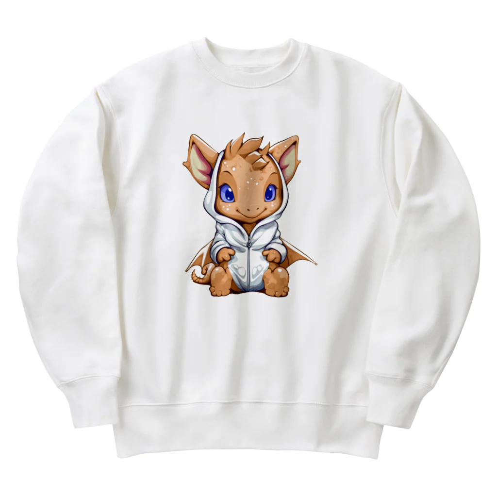 Vasetti_pressのオレンジドラゴン Heavyweight Crew Neck Sweatshirt