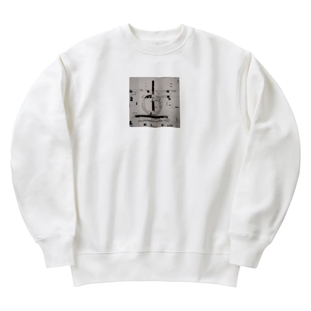 飯塚 iizukaの洗練されたモノクローム Heavyweight Crew Neck Sweatshirt