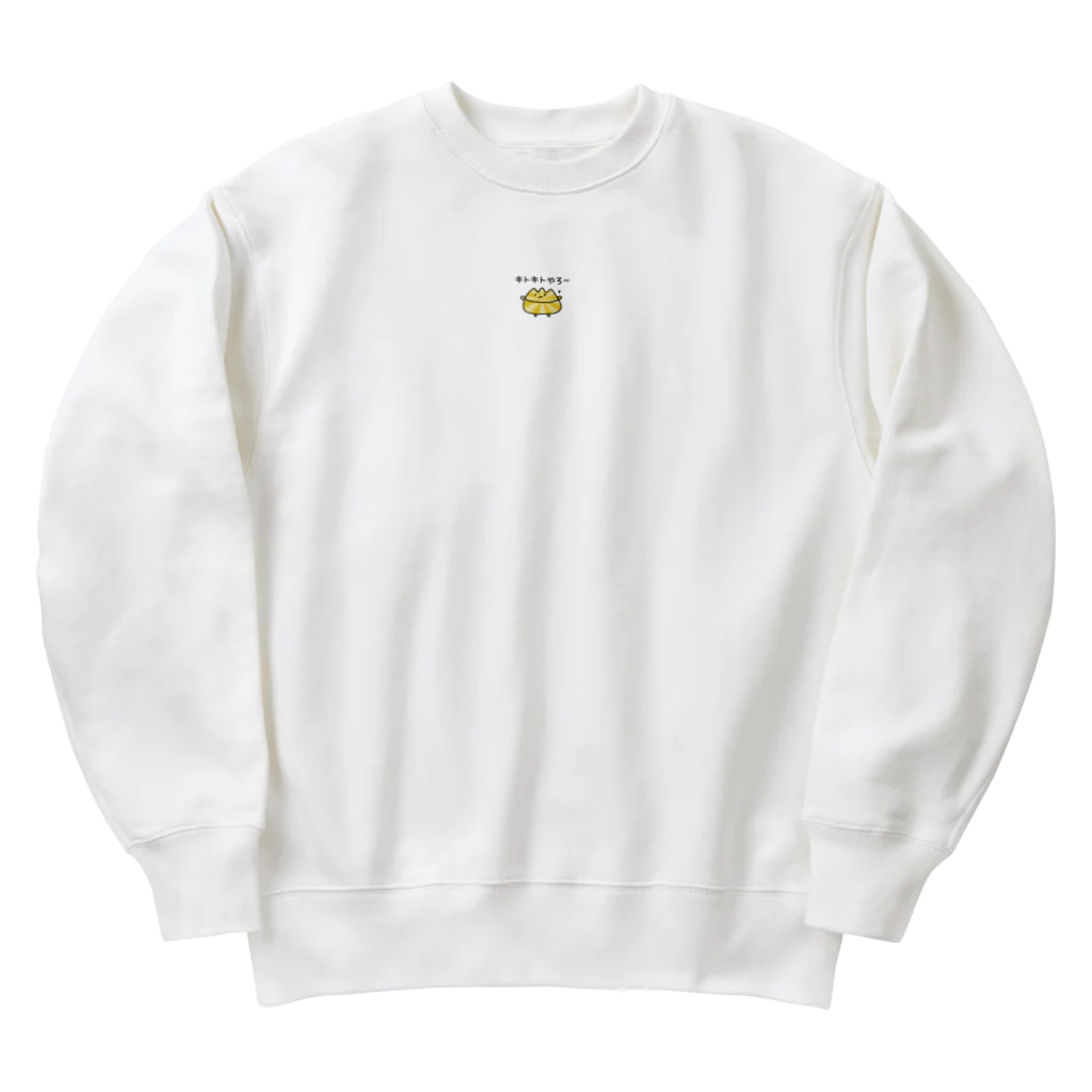 ぽこにゃん🐈富山のたてやまちゃん Heavyweight Crew Neck Sweatshirt